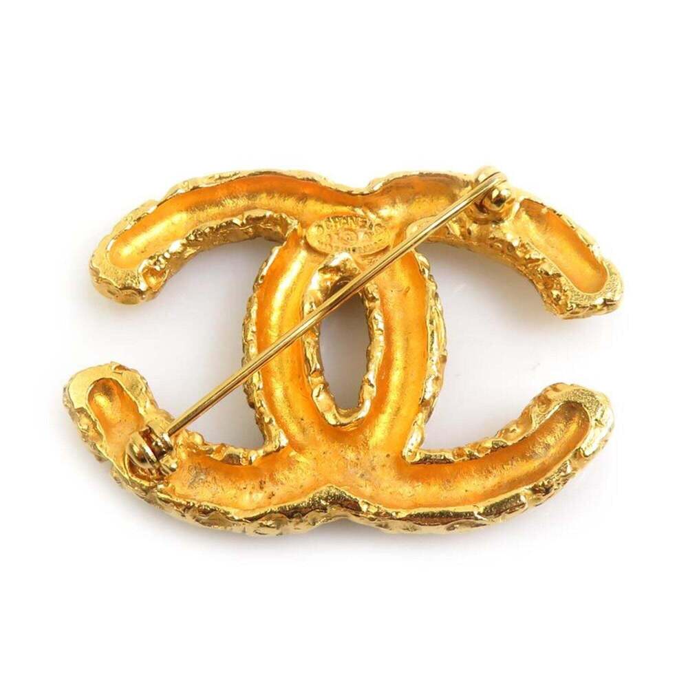 CHANEL Authentic Gold Brooch - Picture 5 of 7